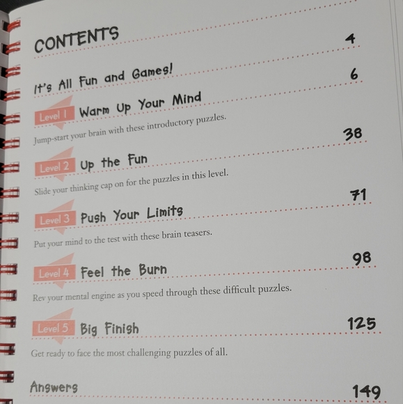 Brain Games Spiral Bound Book PUMP UP YOUR BRAIN - Picture 4 of 7